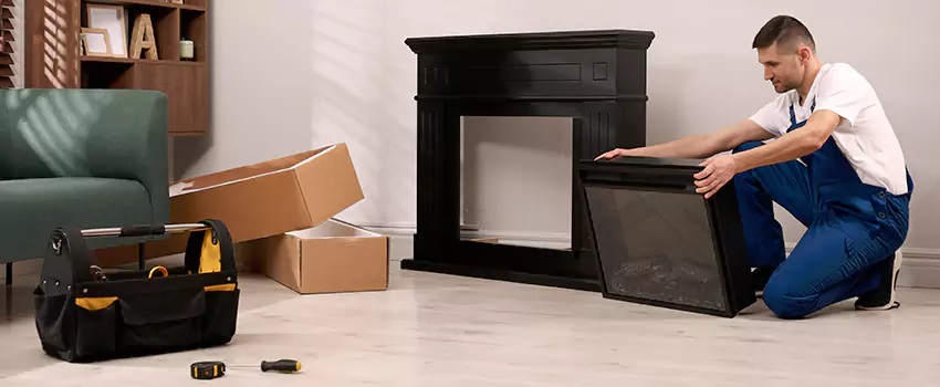 Old Rusted Metal Fireplace Repair And Replacement in Streetsboro, OH