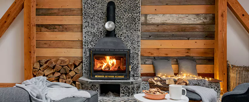 Thelin Hearth Products Direct Vent Gas Stove Fireplace Inspection in Streetsboro, Ohio